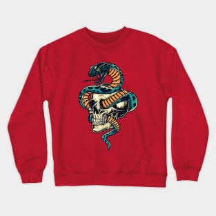 Snake Skull Crewneck Sweatshirt